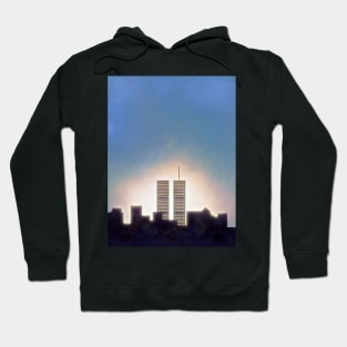 Twin Towers (blue version) Hoodie